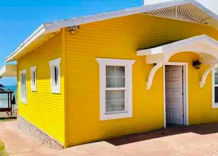 Yellow Beachfront Dream Home
