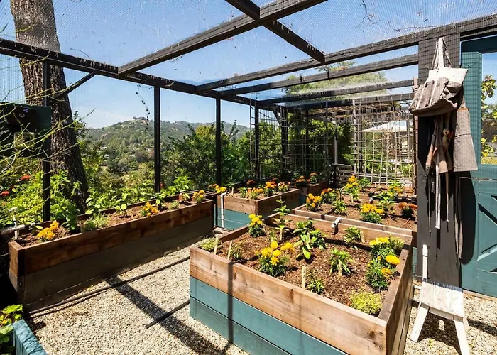 Canyon Crest Cottage And Garden In Topanga Canyon
