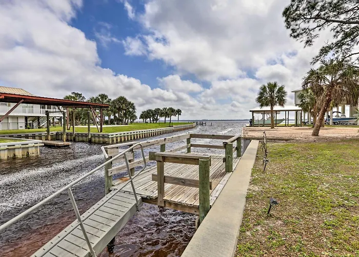 Waterfront Panacea Vacation Rental W/ Dock!