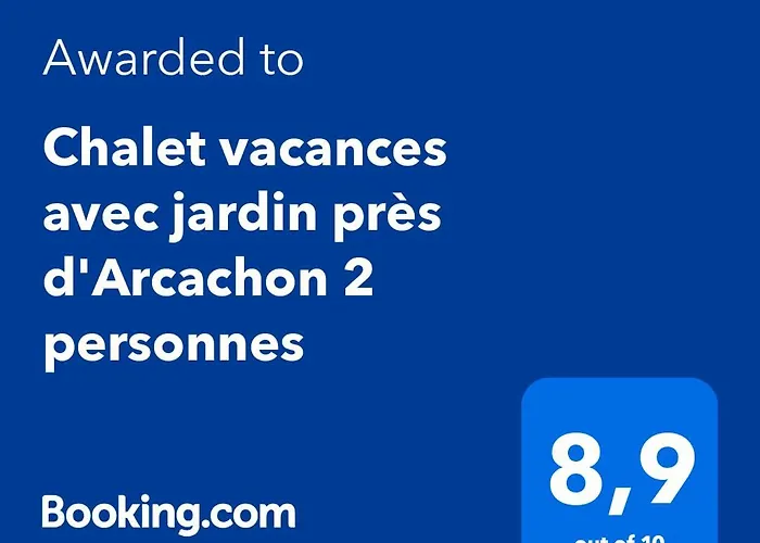 Chalet Vacances Avec Jardin Pres D'Arcachon 2 Personnes