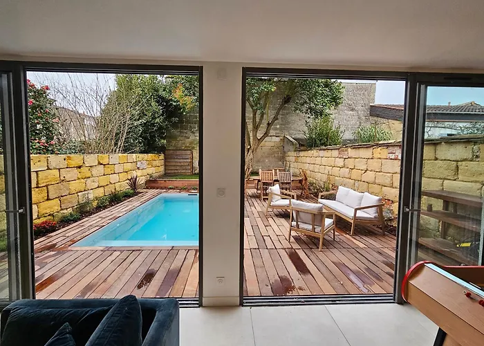 Villa Nomade - Bordeaux Center 180M2, 4 Rooms, Garden & Pool