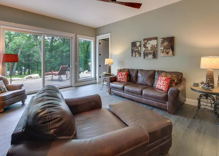 Lakefront Home W/ Private Dock ~ 15 Mi To Walker