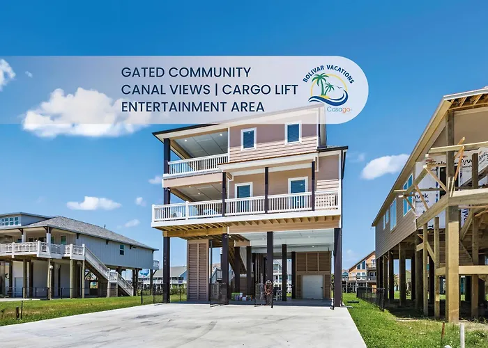 Caza Azul Luxury 4Br Getaway, Gated Community, Canal Views & Lift