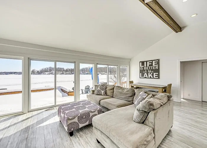 Lakefront Home W/ Boat Dock In Benton Harbor!