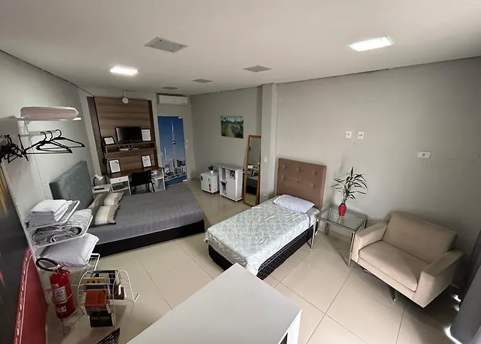 Loft confortável com Self Cheking