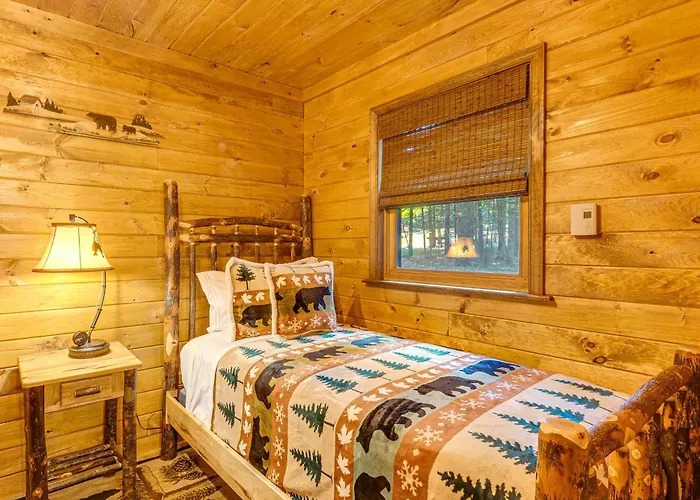 Game Room & Hot Tub: 'Pine Bear' Pocono Lake Cabin