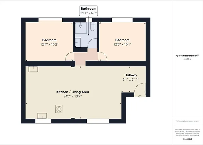 2 Bedroom Apartment Close To Pos