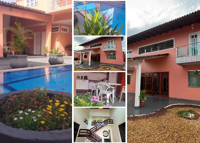 Casa Rosa Suítes 5 min de caminhada da PRAIA DA PONTA NGRA