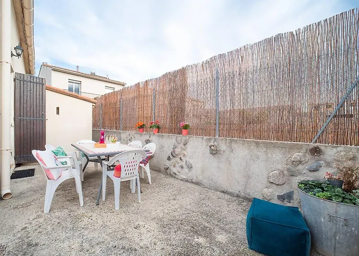 Maison F3 A Ceret Avec Jardin, Terrasses Et Climatisation, Proche Centre-Ville