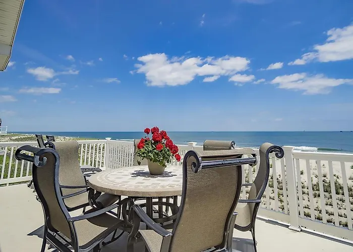 Oceanfront Ocean Views Wifi Beach Badges Decks Spectacular Oceanfront -- With Fantastic Views -- Located In Prestigious Harvey Cedars Just