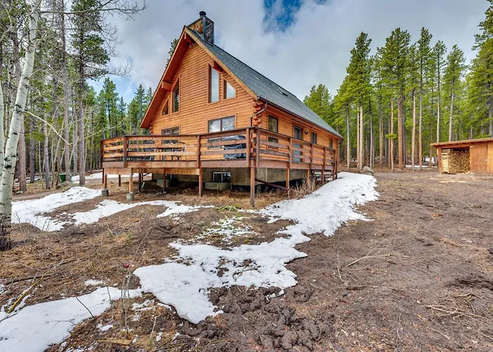 4 Mi To Rmnp: Allenspark Cabin W/ Wraparound Deck!
