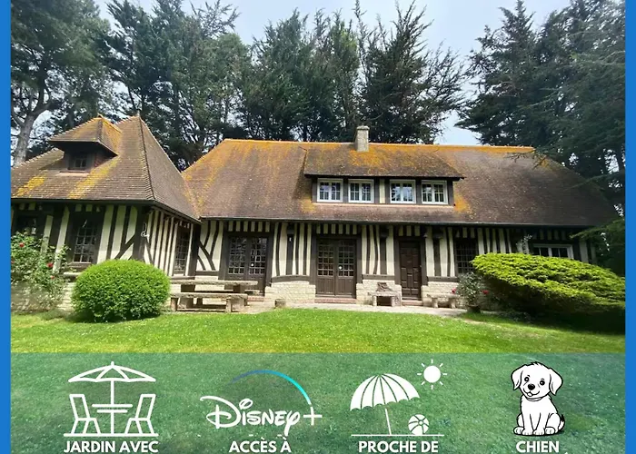 Chant Des Mouettes Maison Renovee Spacieuse Tout Confort Grand Jardin Belle Terrasse Amenagee Parking 8 Personnes 4 Sdb 5 Wc, Tv Dans Chaque Chambre, A 10 Mn A Pied De La Mer Port En Bessin Tous Commerces Restaurants Proche Omaha Beach