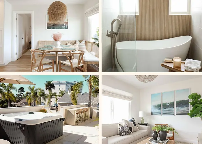 Chic Surf Lodge With Hot Tub & Ocean Views