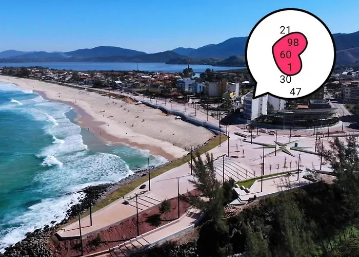 Apartamento com vista para o mar de Ponta Negra, Maricá, RJ