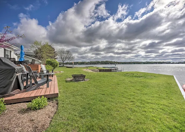 Lakefront Home W/ Boat Dock In Benton Harbor!