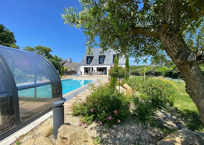 Superbe Villa A 200M De La Plage Tout Confort Avec Piscine Chauffee, Couverte Et Spa
