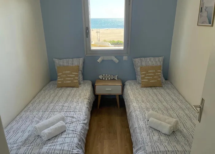 Bel Appartement Vue Mer Acces Direct Plage, Wifi Fibre Gratuit