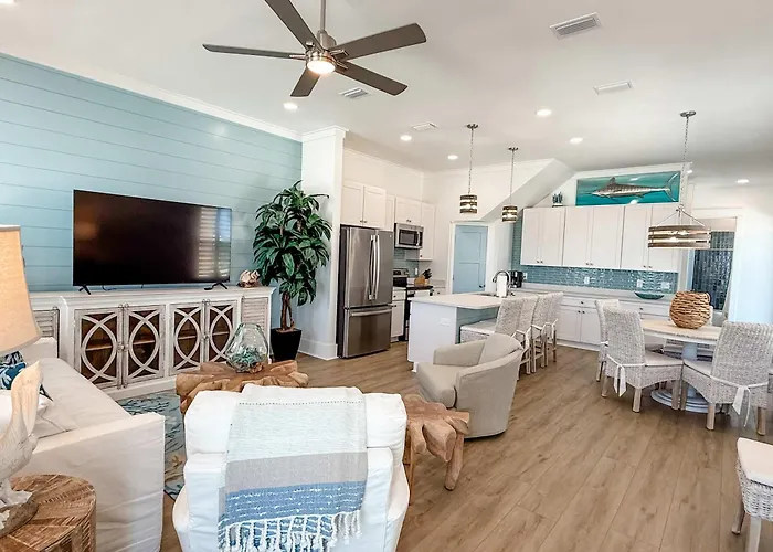 Serenity By The Sea St George Island Pool Home