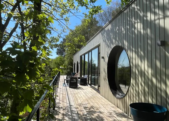 La Corniche, Villa D'Architecte Avec Piscine Chauffee 2Mn Mer A Houlgate