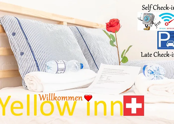 Yellow Inn- Simple Rooms And Easy Parking Direkt Bei Der Olma Nahe Hsg Und Spital
