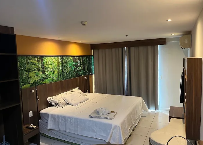 Flat Studio - Conforto e Estrutura de Hotel