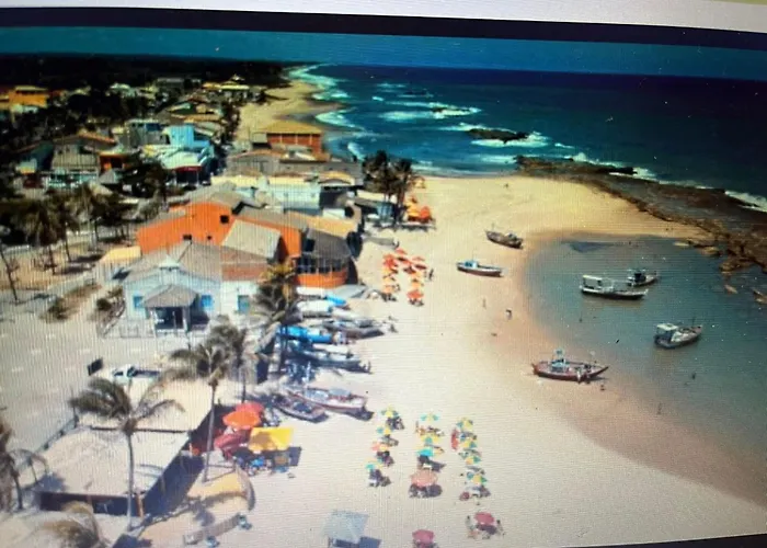 Bangalôs em frente a praia