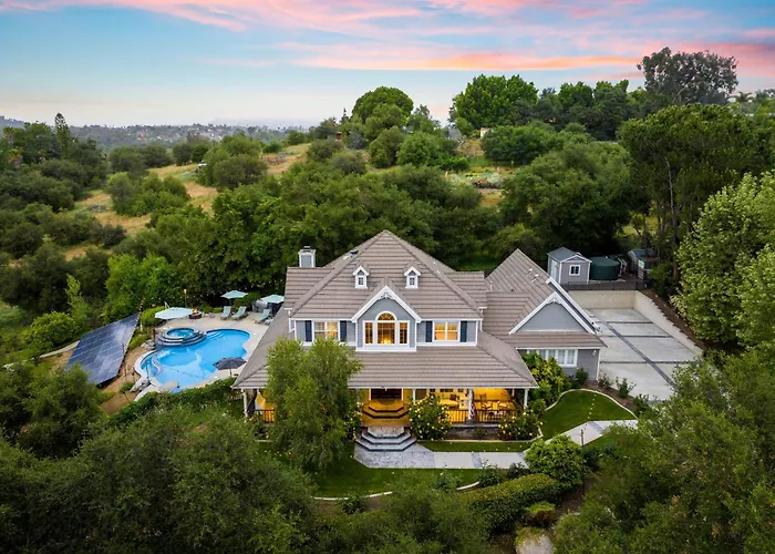 Sprawling Escondido Estate Garden Pool Games Adu'S