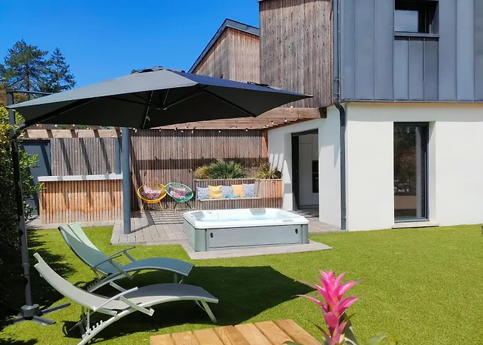 La Villa Ocean Avec Spa Et Piscine - Les Gites De Camparan