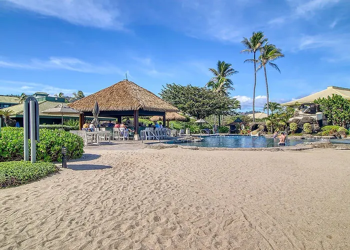 Pool Garden View Lanai, Beachfront 4-Star Resort, King Bed, Lanai, Ac, Pool, Restaurant, Gym, Spa