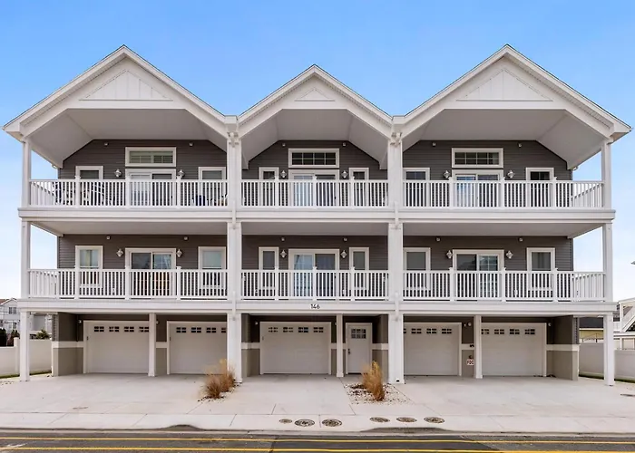 New 3Br Condo With Rooftop Walk To Beach Boardwalk