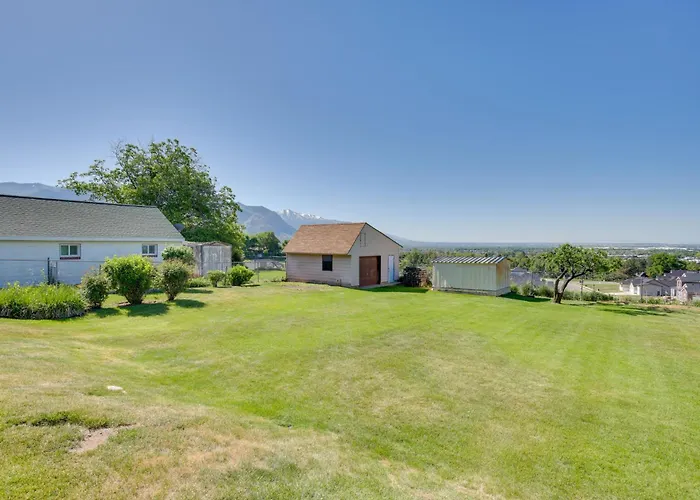 Scenic Patio & Views! Stay 10 Mi To Nordic Valley