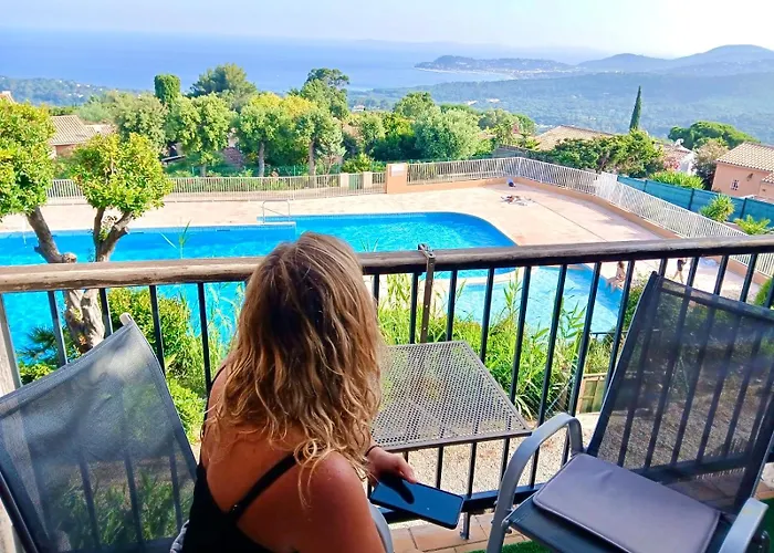 Studio Pool House 2 Etoiles Vue Mer Panoramique Amazing Sea View Wifi Linge Linen Inclus Aircondition