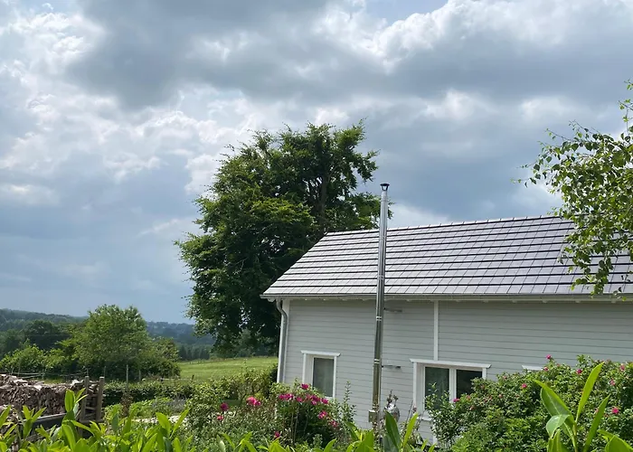 Schwedenhaus Fridhem Mit Panoramablick Auf Dem Huegel
