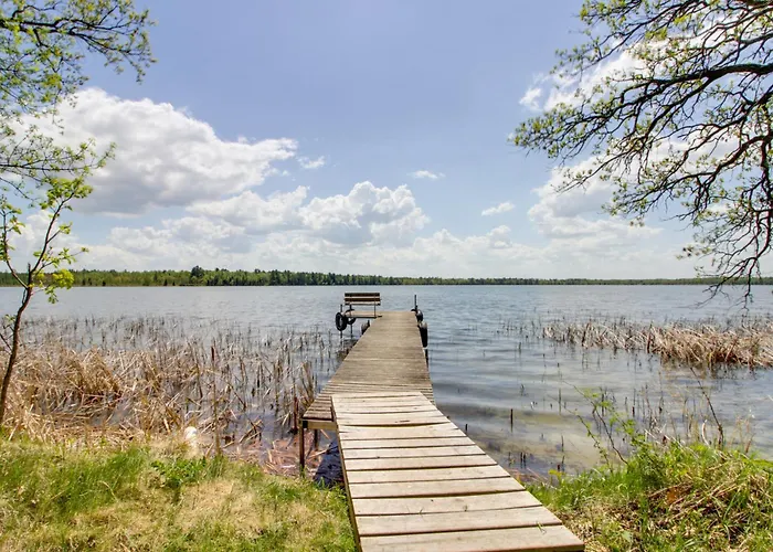 Portage Lake Home W/ Boat Dock, Yard & Fire Pit