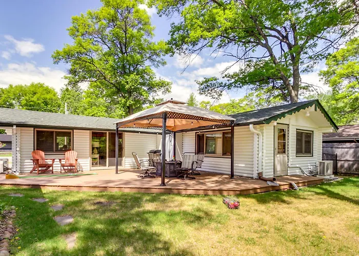 Near Golf & Lake: Breezy Point Resort Log Cabin