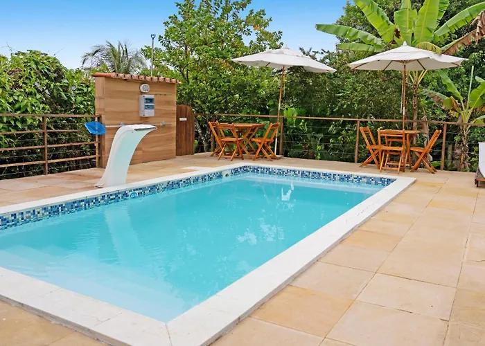 Vila Pitangueira - Flat Céu - No centro de Serra Grande com Piscina, Jacuzzi, Internet Veloz