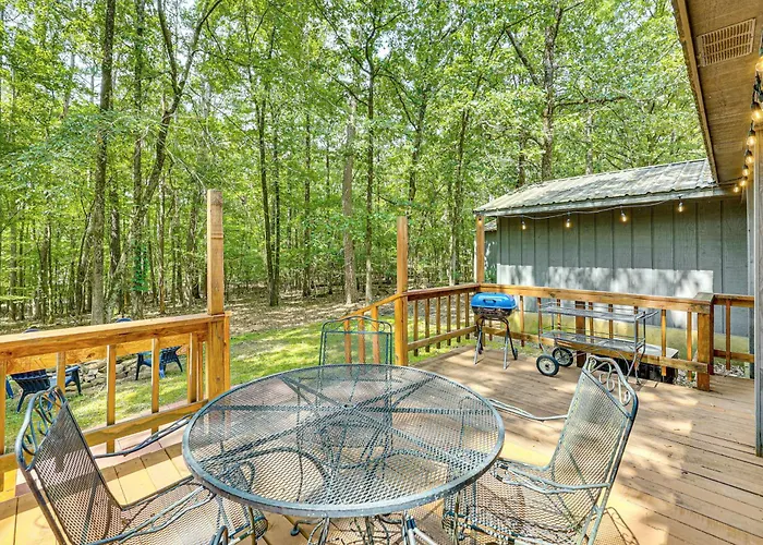 < 3 Mi To Broken Bow Lake: Wooded Haven!