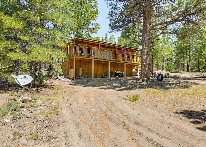 Furnished Deck & Mountain Views: Panguitch Cabin