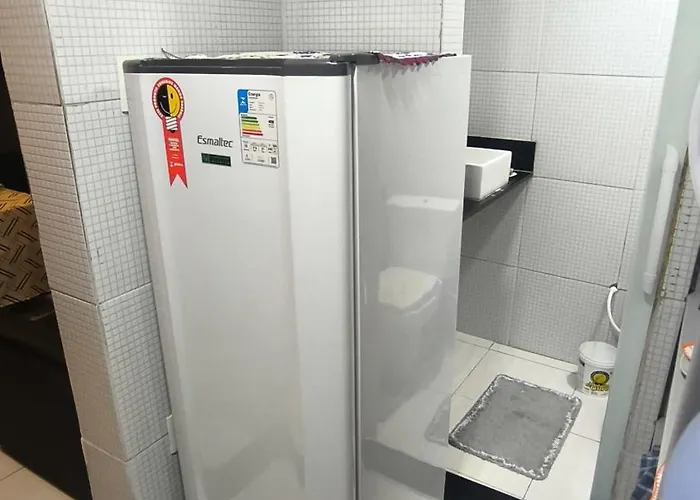 Quarto Duplo com cama extra, banheiro privativo e cozinha