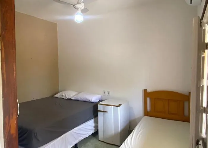 Suíte casal em Itaúnas - No Centro da Vila