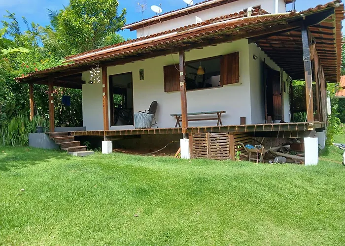 Boipeba Apartamento GREEN com varanda e cozinha ao ar livre