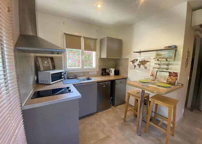 Studio Pied Village Eze - Dans Villa - Parking Gratuit