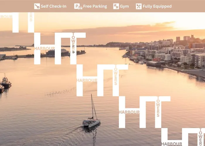 Harbour Towers Apartments, Free Parking & Tram Access - Hello Newcastle Accommodations