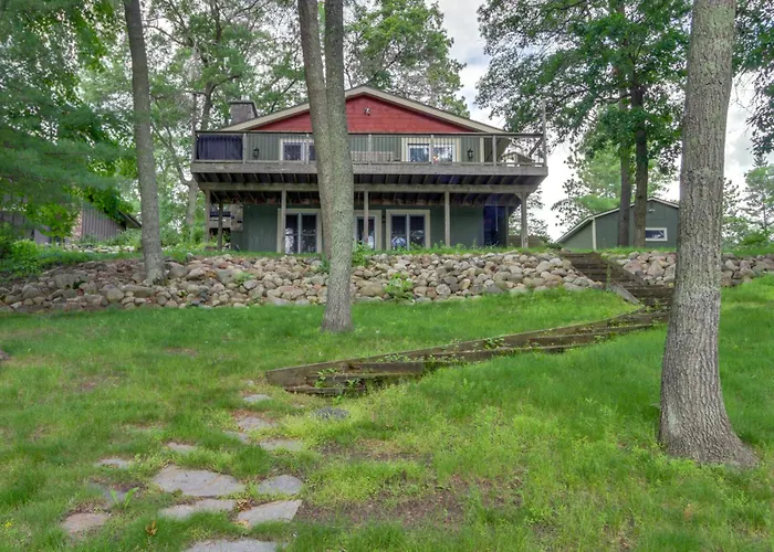 2 Mi To Marina: Family Home W/ Dock On Sibley Lake