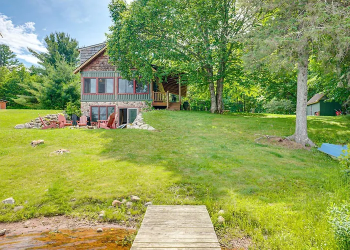 Dock, Fire Pit: Historic Lakefront Cabin In Mercer