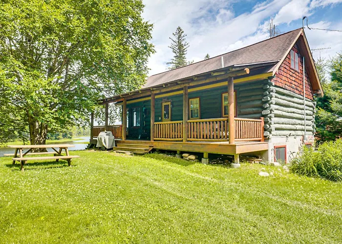 Dock, Fire Pit: Historic Lakefront Cabin In Mercer