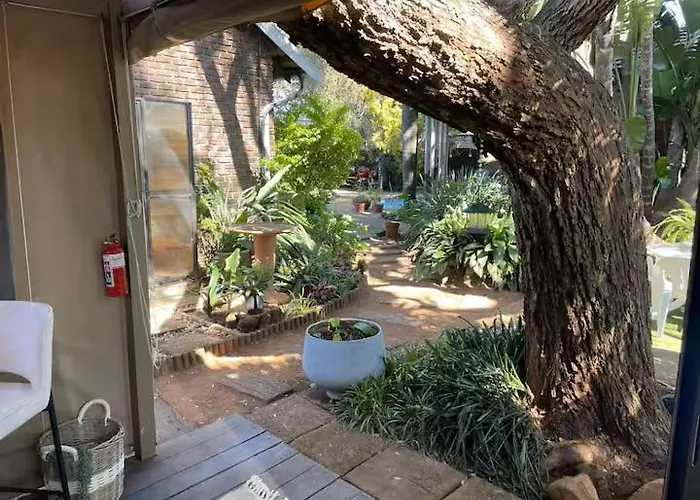 African Bird Of Paradise - Garden Glamping - Outdoor Shower