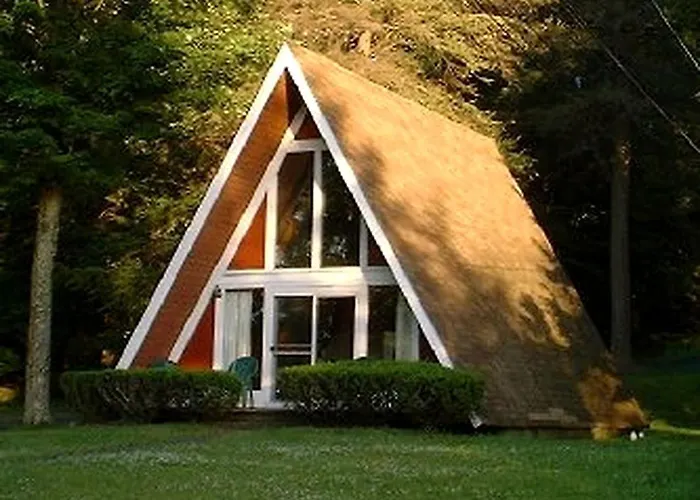 Tranquil Lakeside A-Frame Cabin Rental In Harveys Lake, Pennsylvania