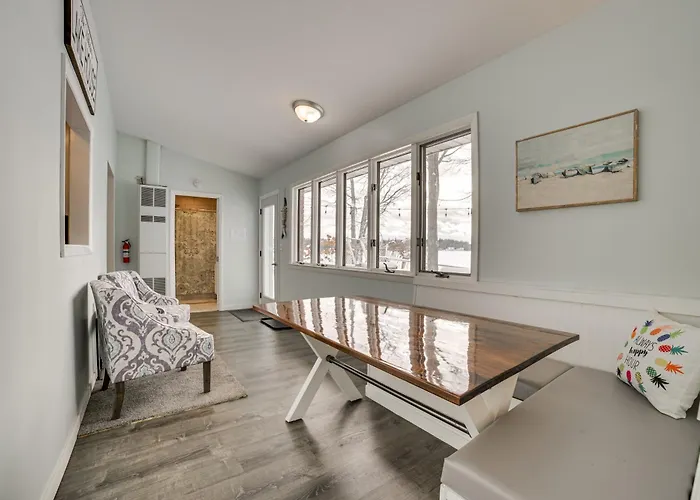 Dock & Views: Lake Mitchell Home In Cadillac!
