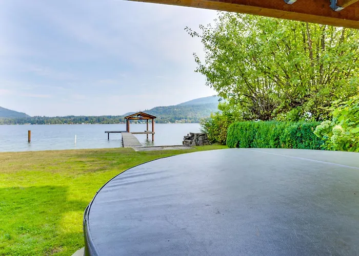 Lake Whatcom House W/ Private Hot Tub + Dock